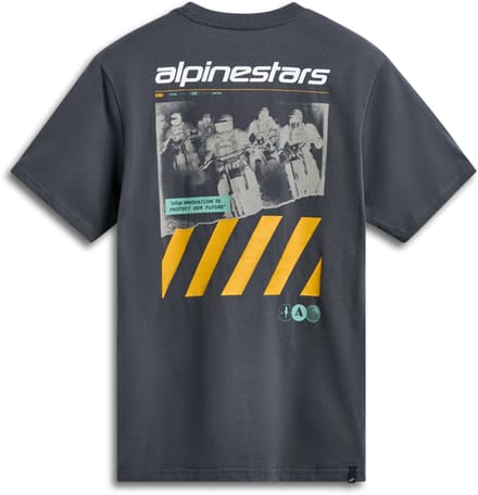 Alpinestars No Barrier Csf T-shirt Met Korte Mouwen Grijs M Man