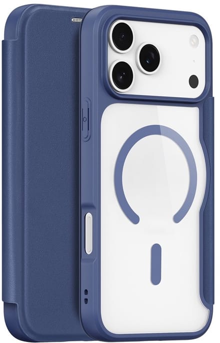 Dux Ducis Skin X Pro Case for iPhone 17 Pro Max with Wallet MagSafe Compatible - Blue
