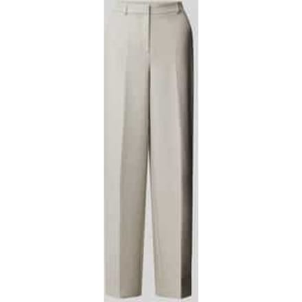 Wide leg stoffen broek met persplooien, model 'RITA-PAXA'