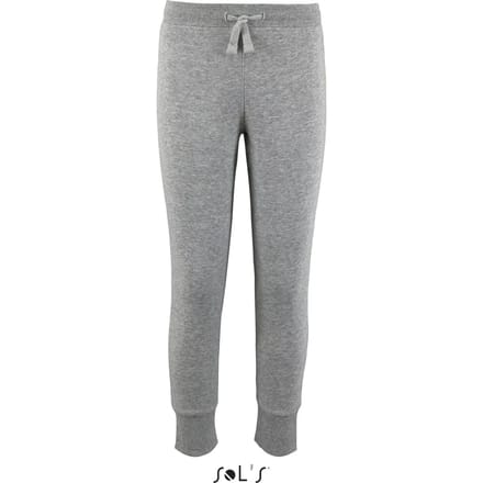 SOL'S Kids´ Slim Fit Jogging Pants Jake L02121 - Grey Melange - 12 years (142/152)