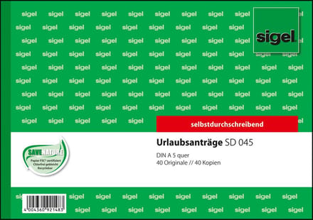 SD045 - 80 sheets - A5 q - Green