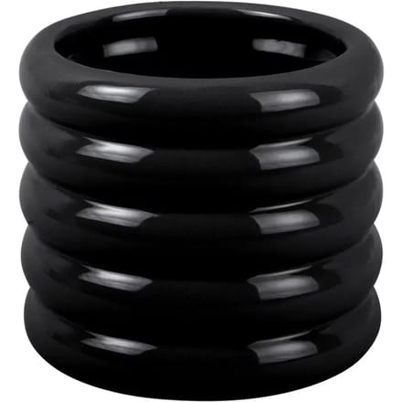 Geglazuurde keramische plantenbak Present Time Bobbly Small