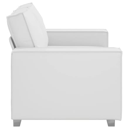 vidaXL - Loveseat - Wit - 160 - cm - Kunstleer