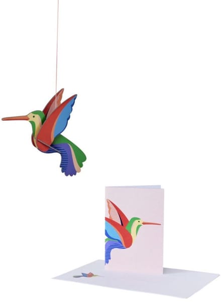 Pop-out kaart Vogel - Hummingbird