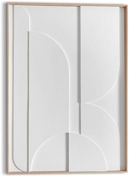 Schilderij 3D Art Geometrische Rust - 70 x 50 - Hout - REINDERS