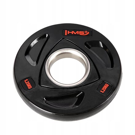 HMS TOX Olympische Houder Gewicht 1,25kg - Gecoat met Rubber