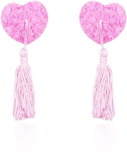 Banoch - Burlesque Heart Pink - Tepelkwastjes - Hart - Roze