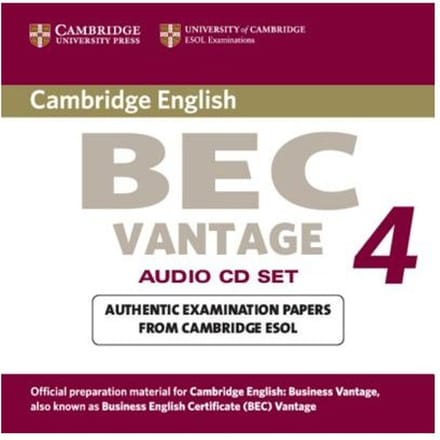 Cambridge Bec 4 Vantage Audio Cds (2) - Cambridge ESOL