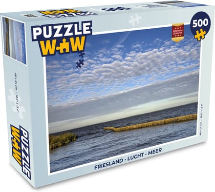 Puzzel Friesland - Lucht - Meer - Legpuzzel - Puzzel 500 stukjes