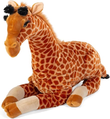 Pluche Giraf - Groot Knuffeldier - Knuffelen en Spelen - Handgemaakt Materiaal - 76 cm - Girafkleur