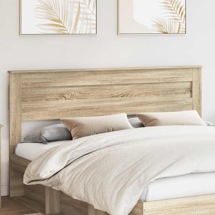 vidaXL Hoofdbord Sonoma Eiken Bewerkt hout