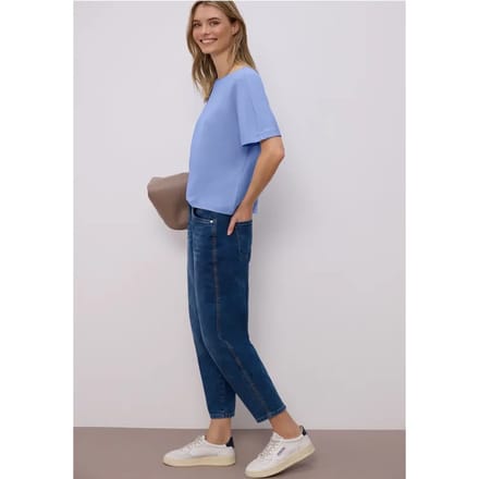 Basic Shirt met schouders