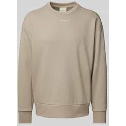Oversized sweatshirt met labelprint