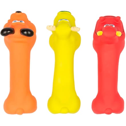 Kauwspeeltje voor honden squeaky beendieren Duvoplus
