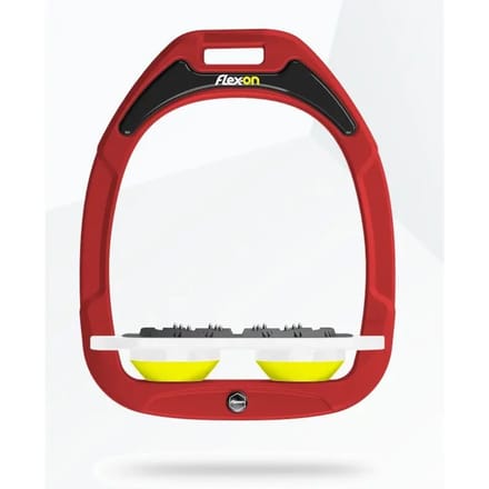 Plat Ultra Grip Beugels Rood/Wit/Geel Flex-On Green Composite