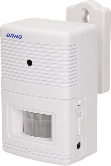 Orno - Bewegingssensor met Alarm - 4-5 m Bereik - Geluidsalarm 'Ding Dong/Alarm'