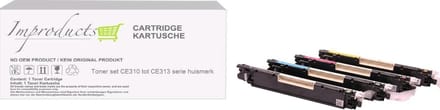 Improducts® Toner - Alternatief Hp 126A HP CE310A, CE311A, CE312A, CE313A multi pack