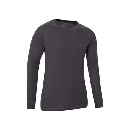Mountain Warehouse Heren Talus Base Layer Top (Set van 2) (Houtskool)