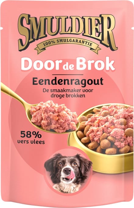 Smuldier Door de Brok Eendenragout 16 stuks | natvoer