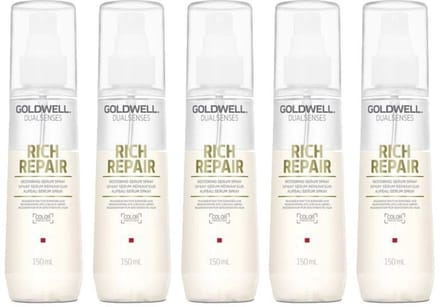 5x Goldwell Dualsenses Rich Repair Restoring Serum Spray 150ml