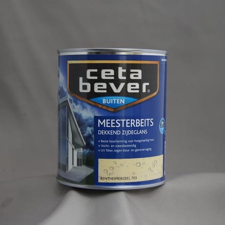 Cetabever Dekkende Meesterbeits - 0,75 liter - Bentheimergeel