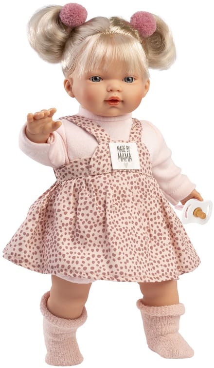 Llorens Roberta Llorona Stoffen Pop Met Geluid 33 Cm Roze Kinderen