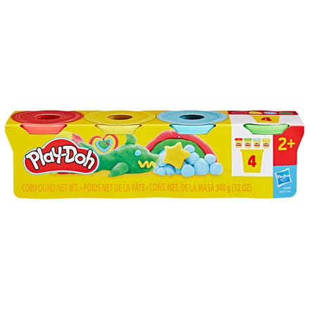 Play-Doh classic colours 4 pack new