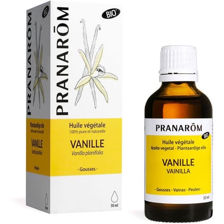 Pranarôm Plantaardige Olie Vanille Bio 50 Massage-olie
