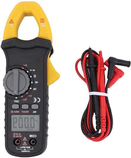 Digitale Stroomtang - Multimeter Tester - Elektrische Diagnostiek - Automatisch Bereik - Compact Ontwerp - Zwart