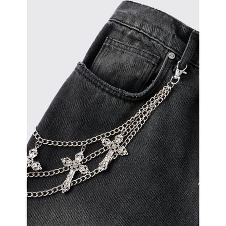 Multiple Cross Jean Ketting | Silver