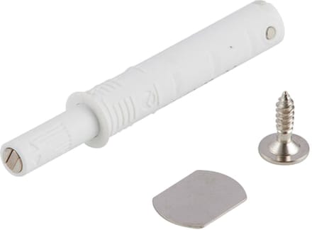 K-PUSH druksnapper met magneet 20 mm wit