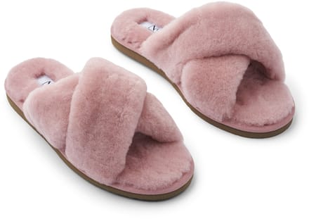 Sheepskin House - Slipper Cross - Schapenvacht - EVA buitenzool