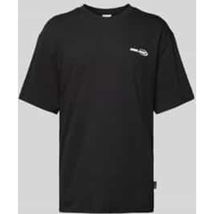 T-shirt met labelprint