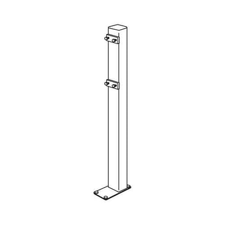 Pressalit Care PLUS floor column for permanently mounted folding support handles R9430
