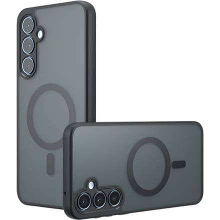 Mocaa Samsung Galaxy A55 Slim Anti-Shock Magsafe Hoesje Zwart