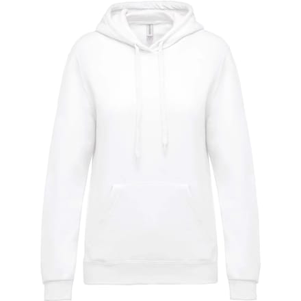 Kariban Eco damessweater met capuchon K473 - White - M