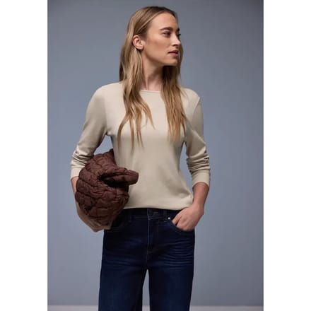 Shirt in effen kleur