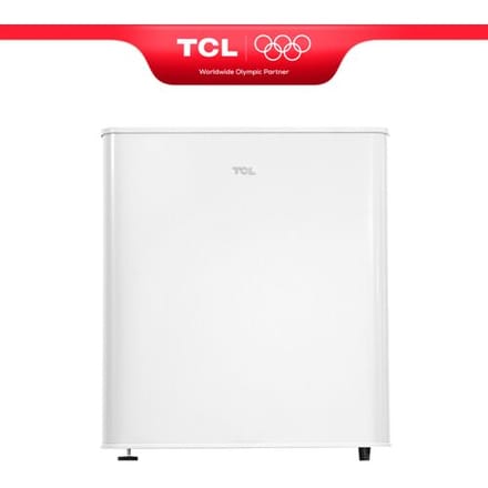 TCL RF60DWE0 Minikoelkast 45 Liter - Compacte Tafelmodelkoelkast met Plank van Gehard Glas, Energieklasse E