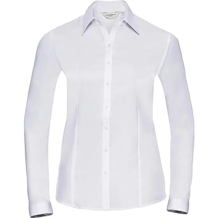 Dameshemd met lange mouwen Russell Athletic Herringbone