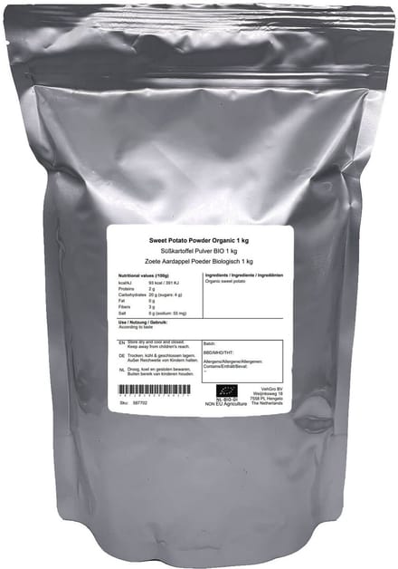 Zoete Aardappel Poeder - 1 Kg - Holyflavours