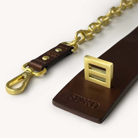 SPNKD | Cherish Choker Necklace | BDSM Collar | Chocolate size S size S