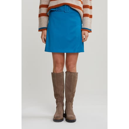 River Woods Turquoise Short Belted Skirt Größe: 44 | Miniröcke Outlet | Damen