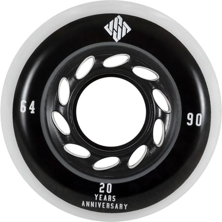 Usd Skates Team 4 Units Wiel Zilver 64 mm / 90A