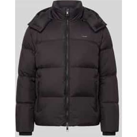 Regular fit donsjack met afneembare capuchon