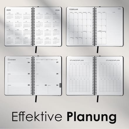 A4 Afsprakenkalender 2026 - Weekplanner en Studentenplanner - Minimalistische Agenda voor Efficiënte Organisatie