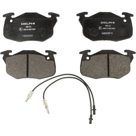 Remblokset DELPHI LP490, voor