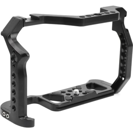 Aluminiumlegering Camera Video Opname Kooi Snelontgrendelings Rig voor Canon EOS R5R6 Camera black