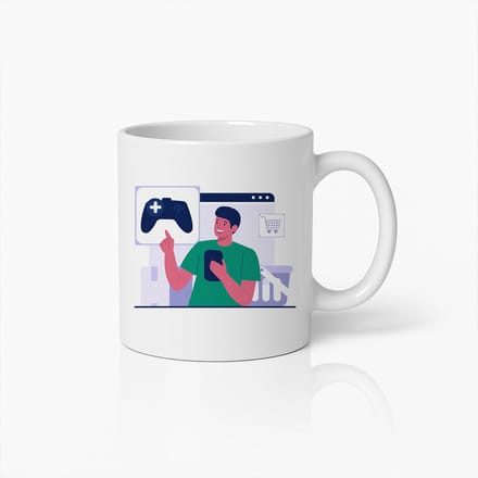 Gaming Liefhebber Mok – Leuke Videogame Controller Ontwerp Koffiebeker