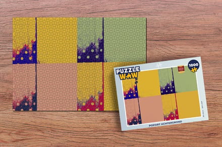 Puzzel Popart achtergrond - Legpuzzel - Puzzel 1000 stukjes volwassenen