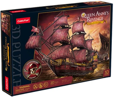 Cubic Fun - 3D-puzzel - Queen Anne’s Revenge - 391 stukjes
